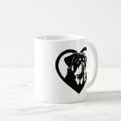 Rottweiler Kaffeetasse (VorderseiteRechts)