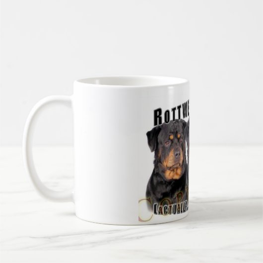 Rottweiler Kaffeetasse (Links)