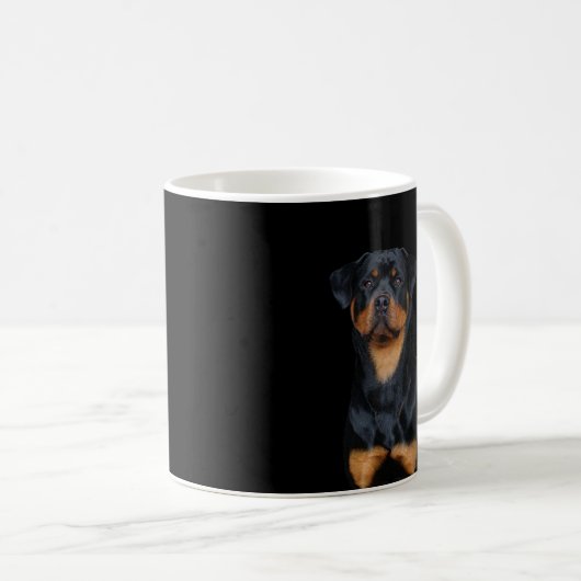 Rottweiler   kaffeetasse (VorderseiteRechts)
