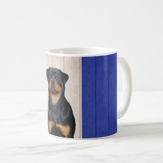Rottweiler kaffeetasse (VorderseiteRechts)