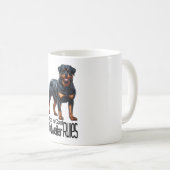 Rottweiler Kaffeetasse (VorderseiteRechts)