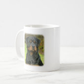 Rottweiler Kaffeetasse (Vorderseite Links)