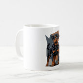 Rottweiler Kaffeetasse (Vorderseite Links)