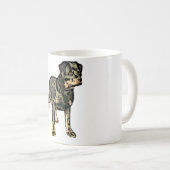 Rottweiler Kaffeetasse (VorderseiteRechts)