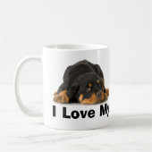 Rottweiler Kaffeetasse (Links)
