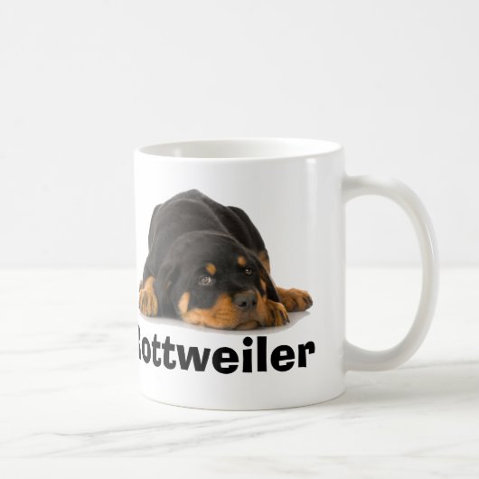 Rottweiler Kaffeetasse (Rechts)