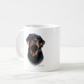 Rottweiler Kaffeetasse (Vorderseite Links)