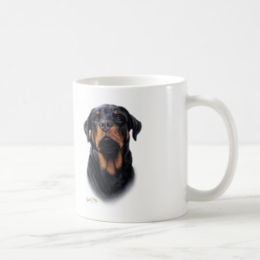 Rottweiler Kaffeetasse (Rechts)