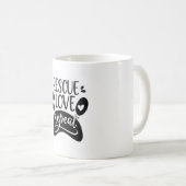 Rottweiler Kaffeetasse (VorderseiteRechts)