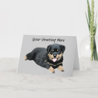 Rottweiler-Karte