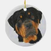 Rottweiler Keramik Ornament (Hinten)