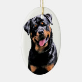 Rottweiler Keramik Ornament (Rechts)