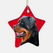 Rottweiler Keramik Ornament (Rechts)