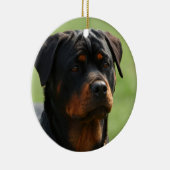 Rottweiler Keramik Ornament (Rechts)