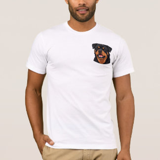 Rottweiler Kopfporträt T-Shirt