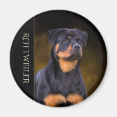 Rottweiler Kühlschrankmagnet (Vorne)
