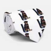 Rottweiler Kunstgeschenke Krawatte (Gerollt)