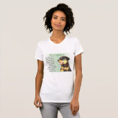 Rottweiler Kunstgeschenke T-Shirt (Vorne ganz)