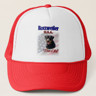 Rottweiler Kunstgeschenke Truckerkappe