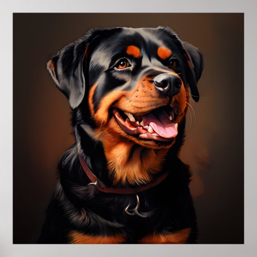 Rottweiler Kunstmuseum Poster (Vorne)
