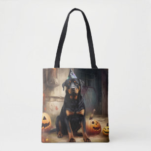 Rottweiler Kürbisse Halloween Gruselig Tasche