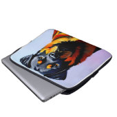 Rottweiler Laptopschutzhülle (Vorne Knopf)