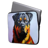 Rottweiler Laptopschutzhülle (Vorderseite Links)