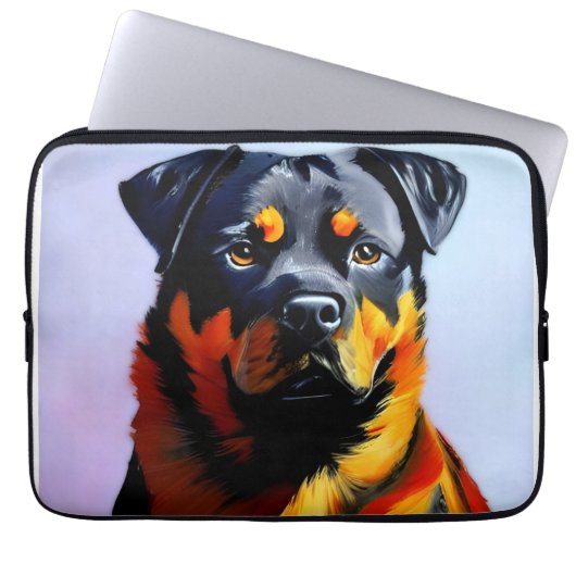 Rottweiler Laptopschutzhülle (Vorderseite)