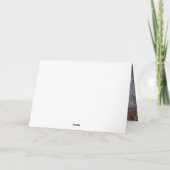 Rottweiler lässt es Weihnachten schneien Karte (Rückseite)