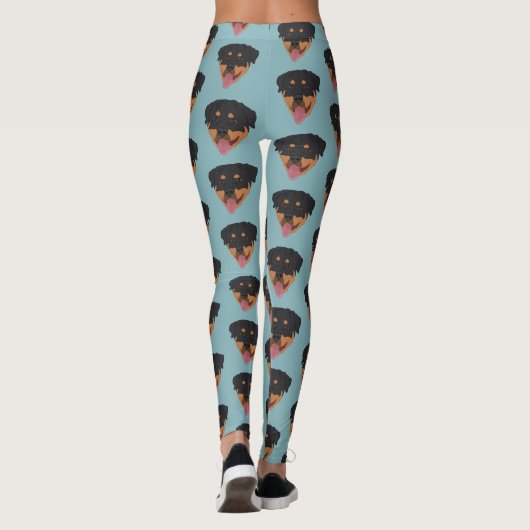 Rottweiler Leggings (Rückseite)