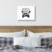Rottweiler Leinwanddruck (Insitu (Schlafzimmer))