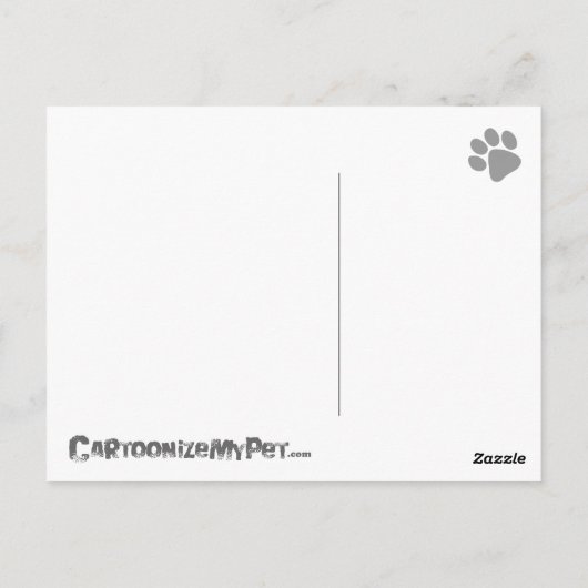 Rottweiler-Liebe Postkarte (Rückseite)