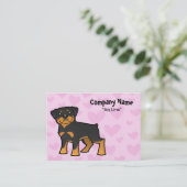 Rottweiler Liebe Visitenkarte (Stehend Vorderseite)