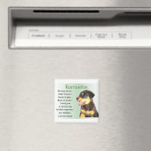 Rottweiler Liebespaare Magnet (In Situ (Geschirrspüler))