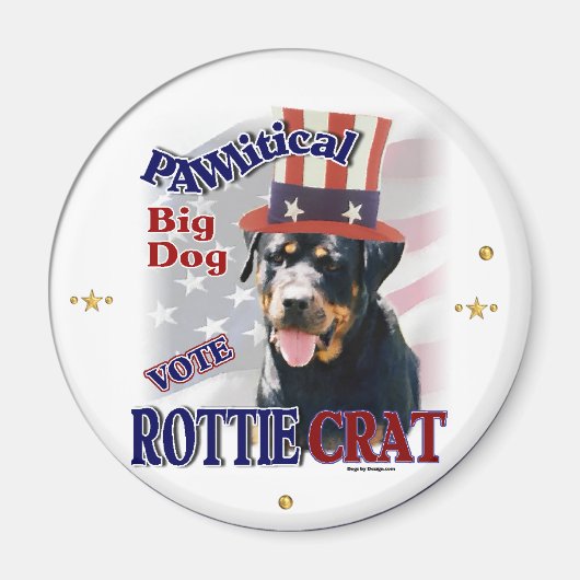 Rottweiler Liebespaare Magnet (Vorne)