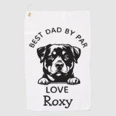 Rottweiler-Liebhaber  Golfhandtuch (Vorderseite)