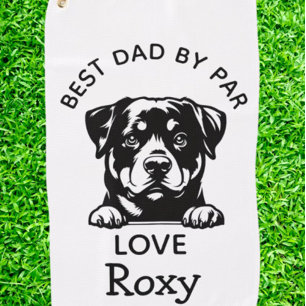 Rottweiler-Liebhaber  Golfhandtuch