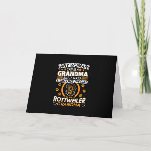 Rottweiler Liebhaber Oma beste Geschenkidee Rottwe Dankeskarte