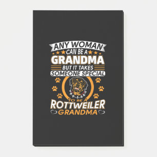 Rottweiler Liebhaber Oma beste Geschenkidee Rottwe Post-it Klebezettel