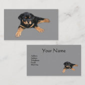 Rottweiler Liebhaber-Visitenkarte Visitenkarte (Vorne/Hinten)