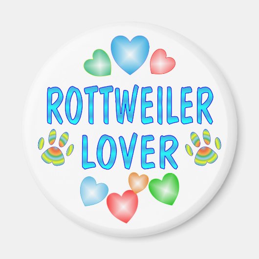 ROTTWEILER LOVER MAGNET (Vorne)