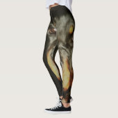 Rottweiler Lover Pet Portrait Leggings (Links)