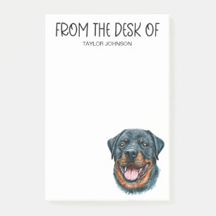 Rottweiler Lover Post-it Klebezettel