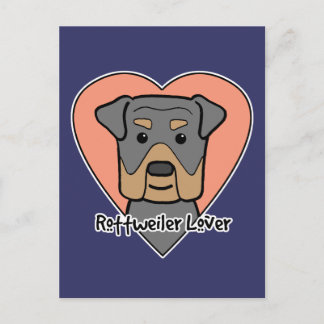 Rottweiler Lover Postkarte