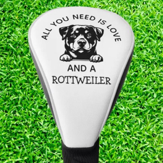  Rottweiler-Loving Golfers Golf Headcover