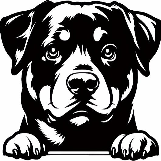 Rottweiler-Loving  Golfhandtuch