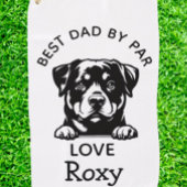 Rottweiler-Loving  Golfhandtuch