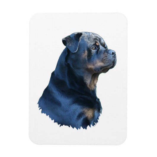 Rottweiler Magnet (Vertikal)