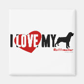 Rottweiler Magnet (Vorne)