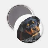Rottweiler Magnet (Vorderseite/Rückseite)